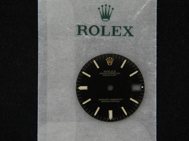 Rolex Datejust Dial Black for Midsize 31mm