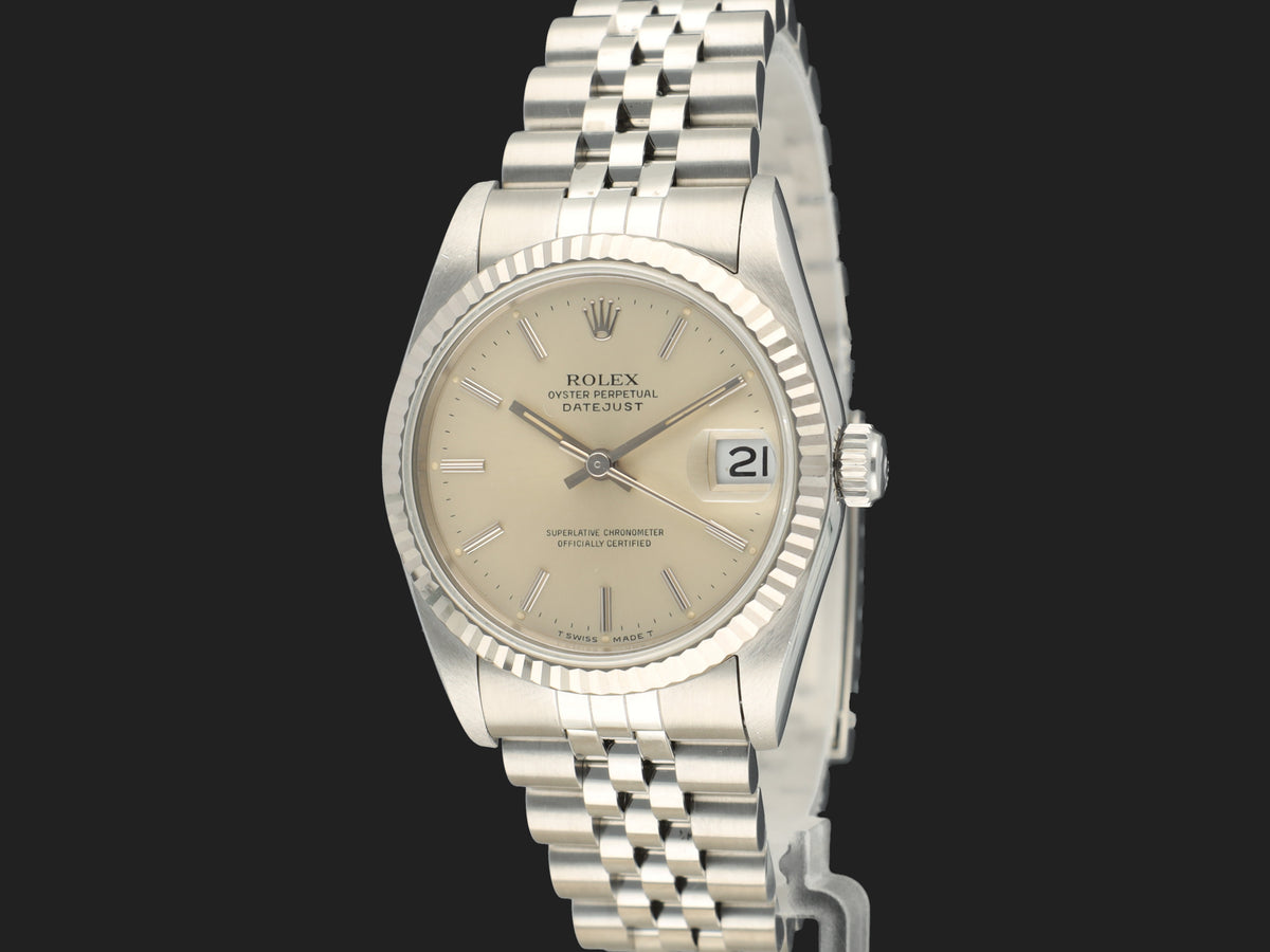 Rolex Datejust 31 Silver Dial 68274 (1)