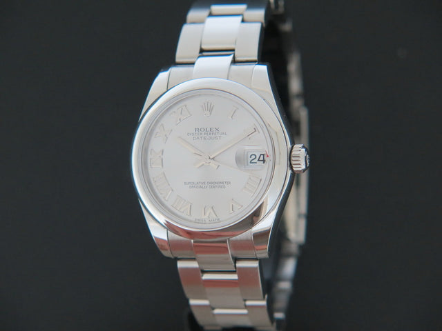 Rolex Datejust Rhodium Roman Dial