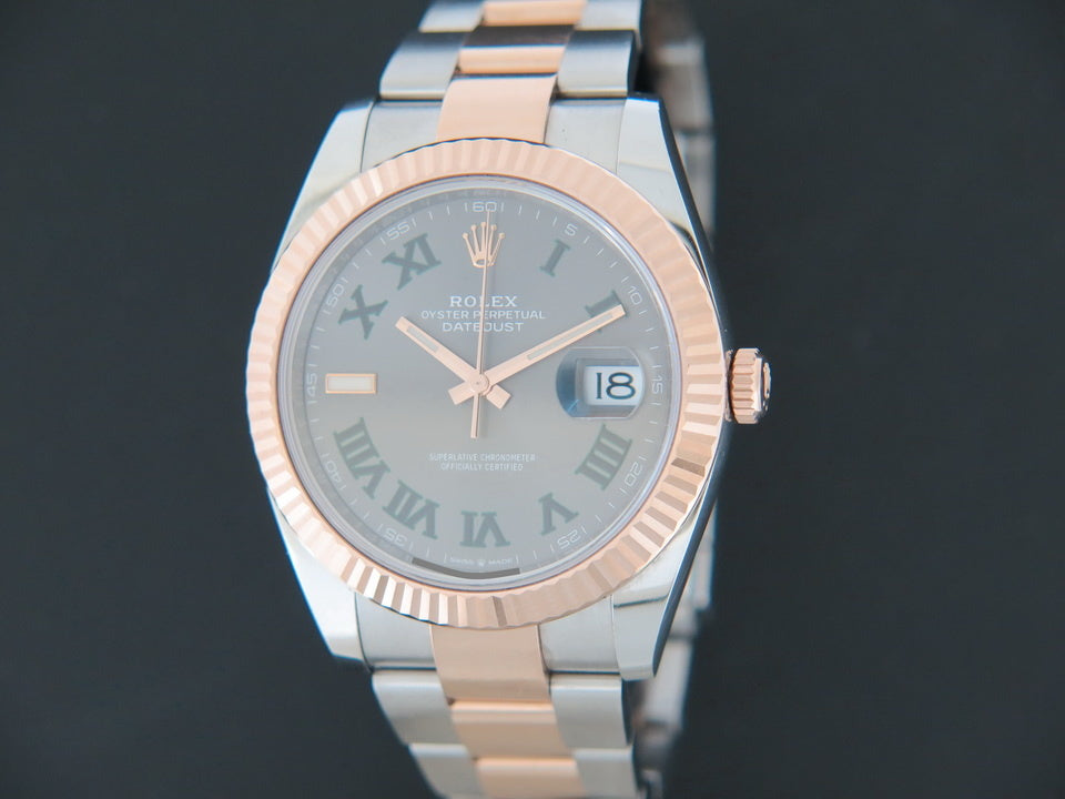 Rolex Datejust 41 Everosegold/Steel Slate Dial 126331 2510 (1)