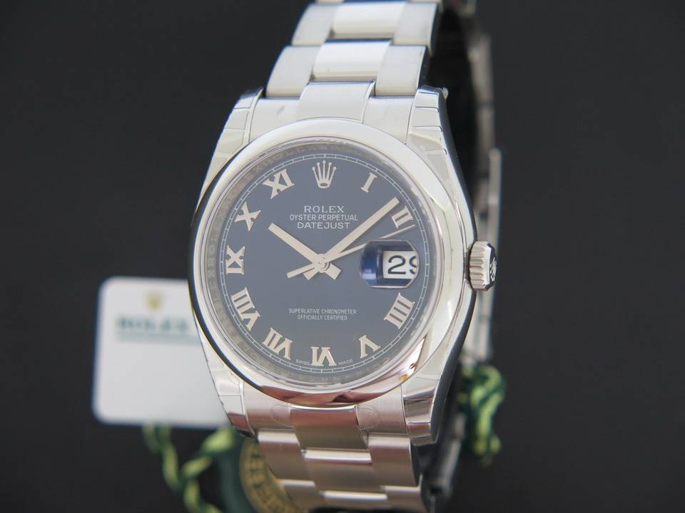 Rolex Datejust Blue Roman Dial NEW 116200  (1)
