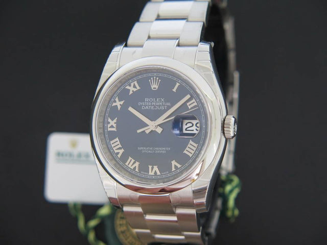 Rolex Datejust Blue Roman Dial NEW