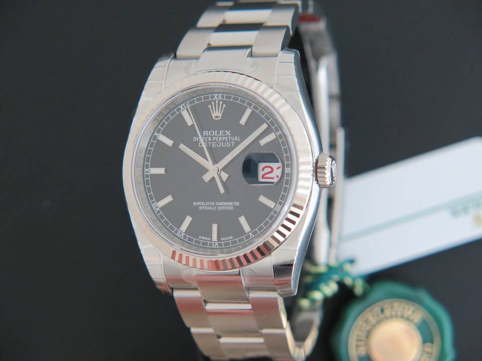 Rolex Datejust Black Dial NEW  116234 (1)