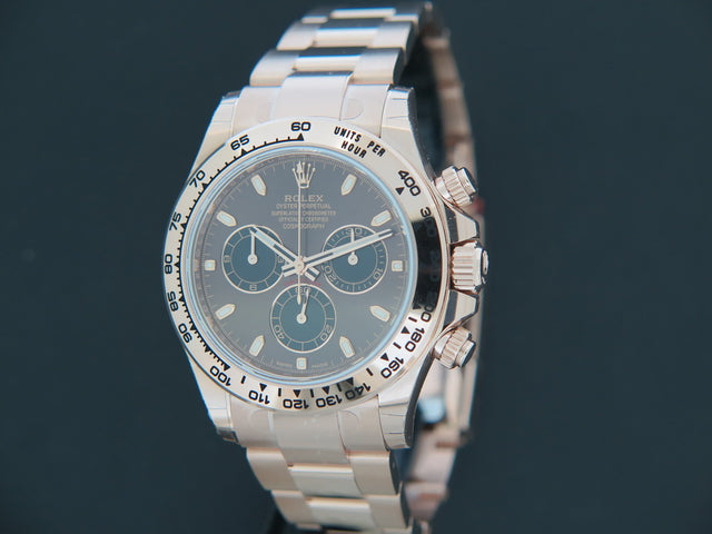 Rolex Daytona Everose Chocolate Dial NEW FULL STICKERS