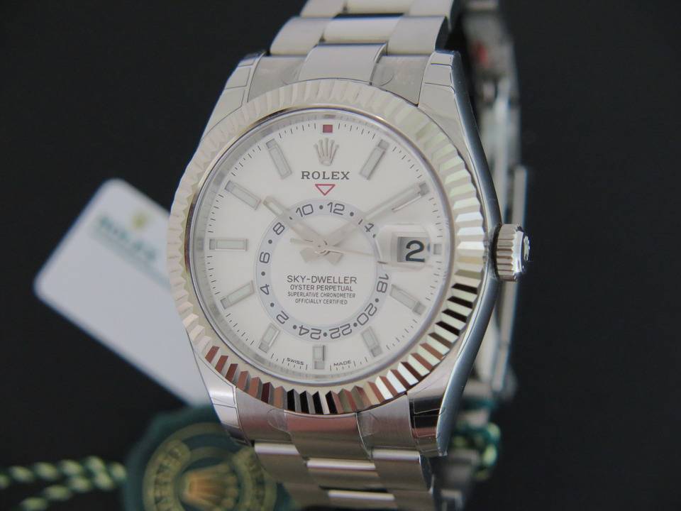 Rolex Sky-Dweller 326934 Silver Dial NEW  (1)
