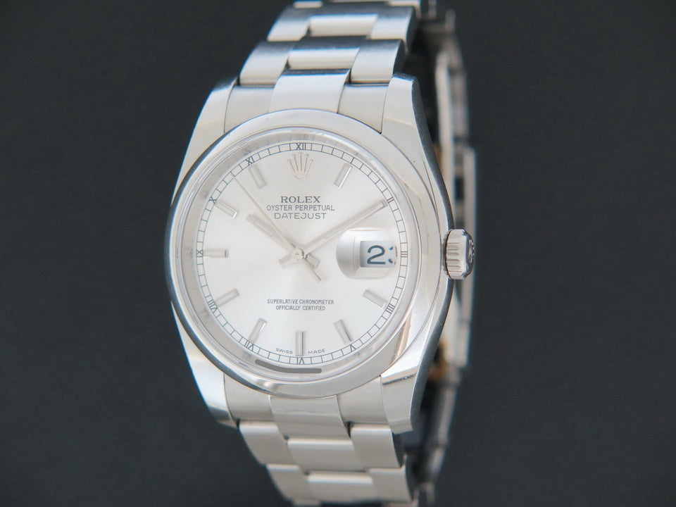 Rolex Datejust Silver Dial 116200 (1)