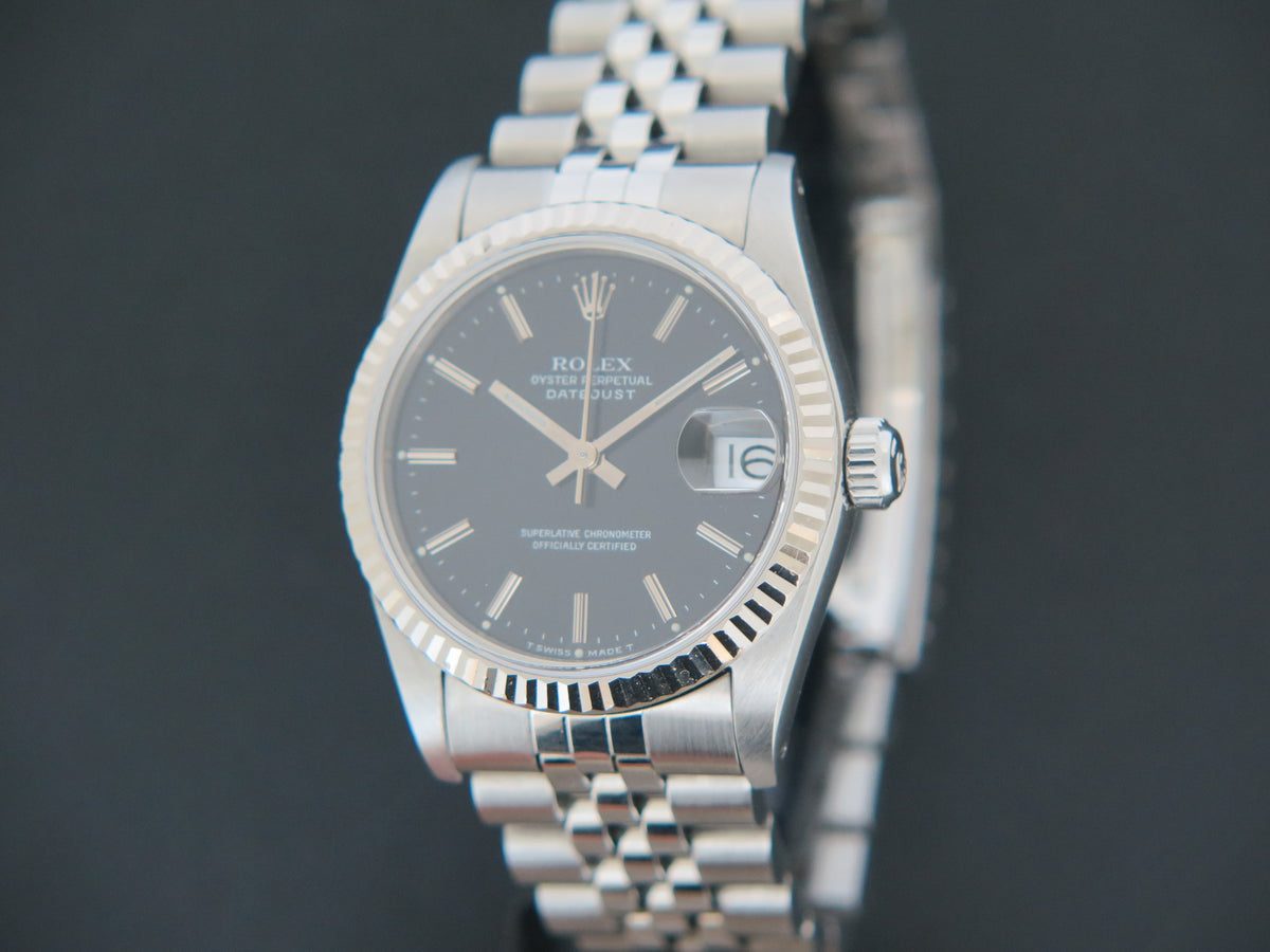 Rolex Datejust 31 Black Dial 68274  (1)