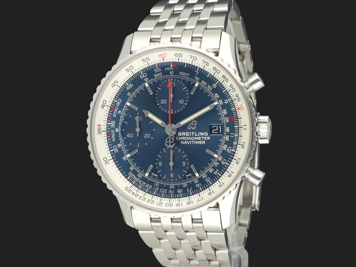 Breitling Navitimer Heritage 1 Chronograph 41 Blue Dial A13324 A13324121C1X1