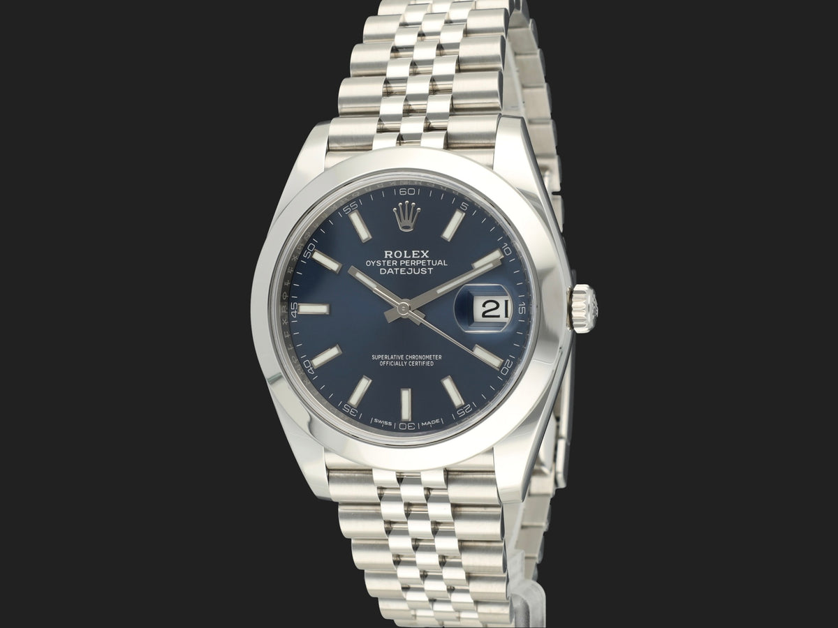 Rolex Datejust 41 Blue Dial 126300 (1)
