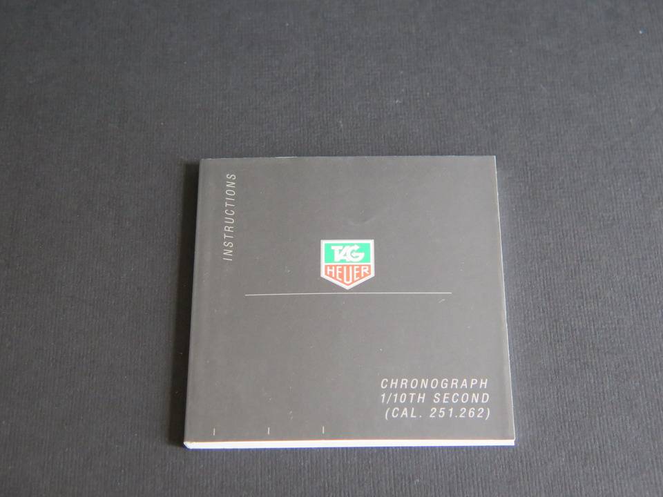 Tag Heuer Instructions Chronograph 1/10th Second Booklet 