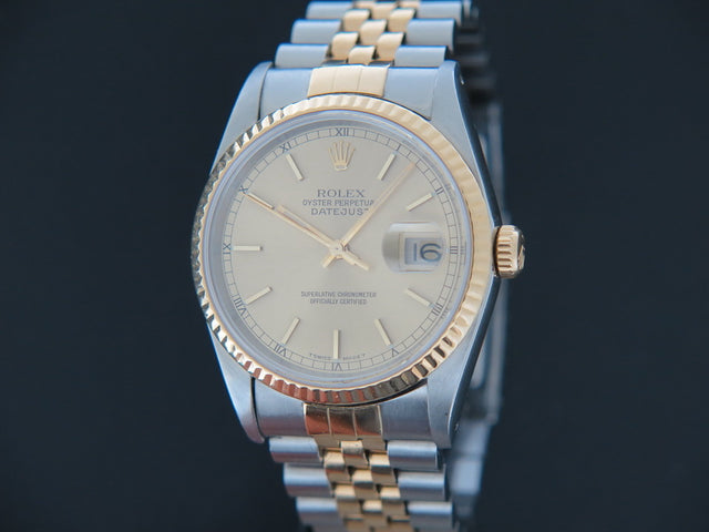 Rolex Datejust Gold/Steel Champagne Dial