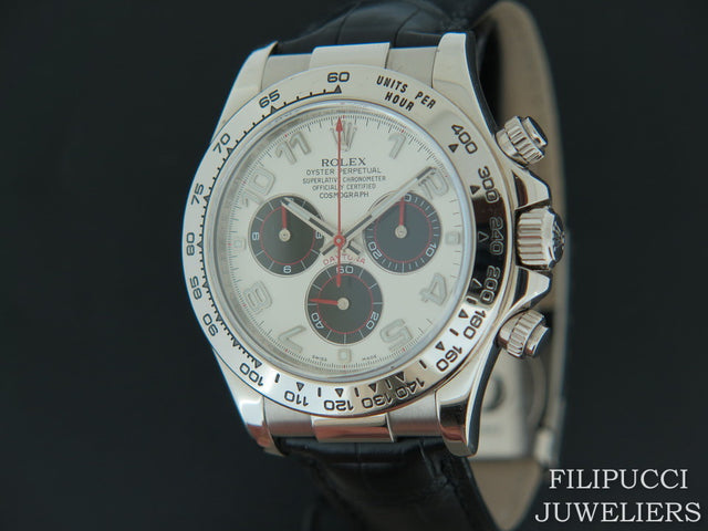Rolex Daytona White gold Panda Racing Dial