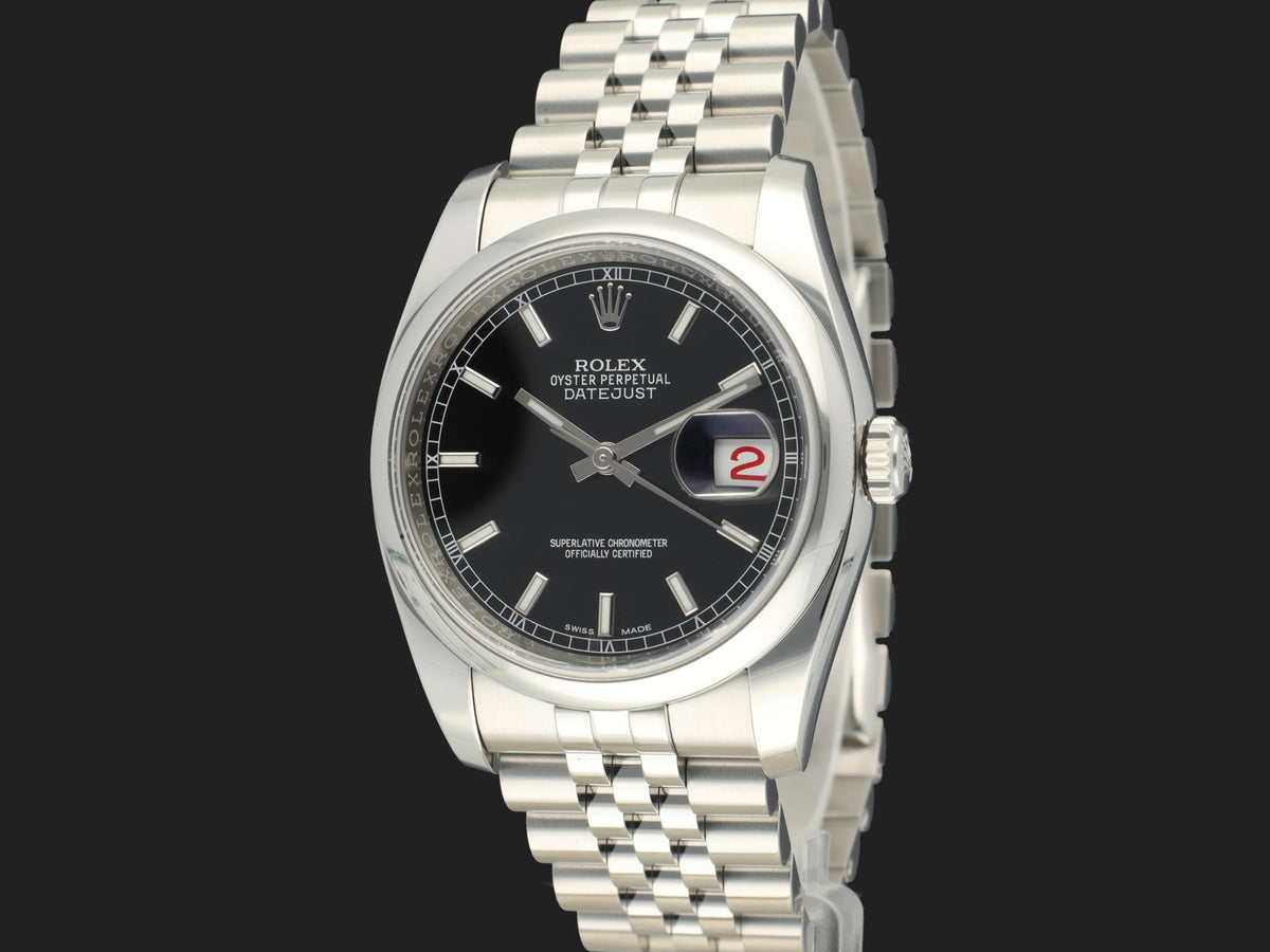 Rolex Datejust 36 Black Dial 116200 (1)
