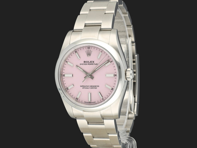 Rolex Oyster Perpetual 34 Candy Pink Dial