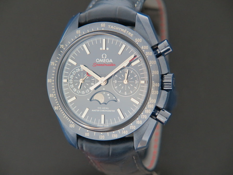 Omega Speedmaster Moonphase Co-Axial Master Chronometer Blue Side Of The Moon (1)