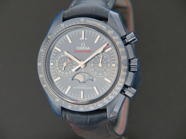 Omega Speedmaster Moonphase Co-Axial Master Chronometer Blue Side Of The Moon