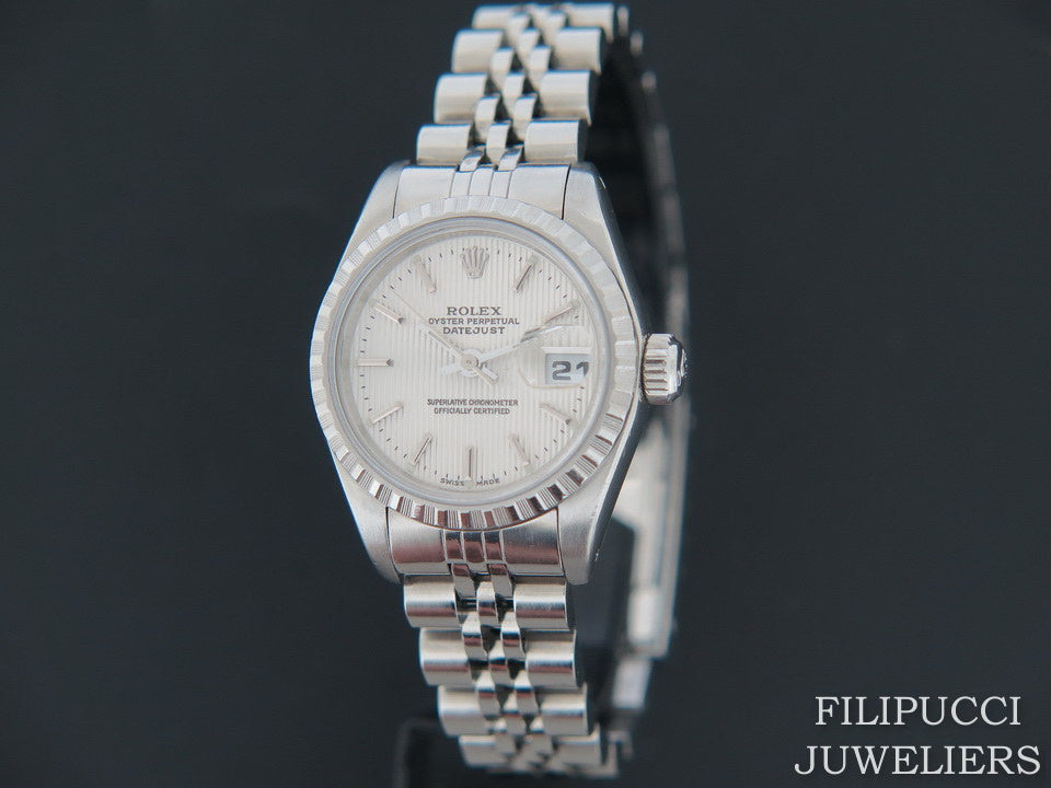 Rolex Datejust Lady 26mm Silver Tapestry Dial (1)