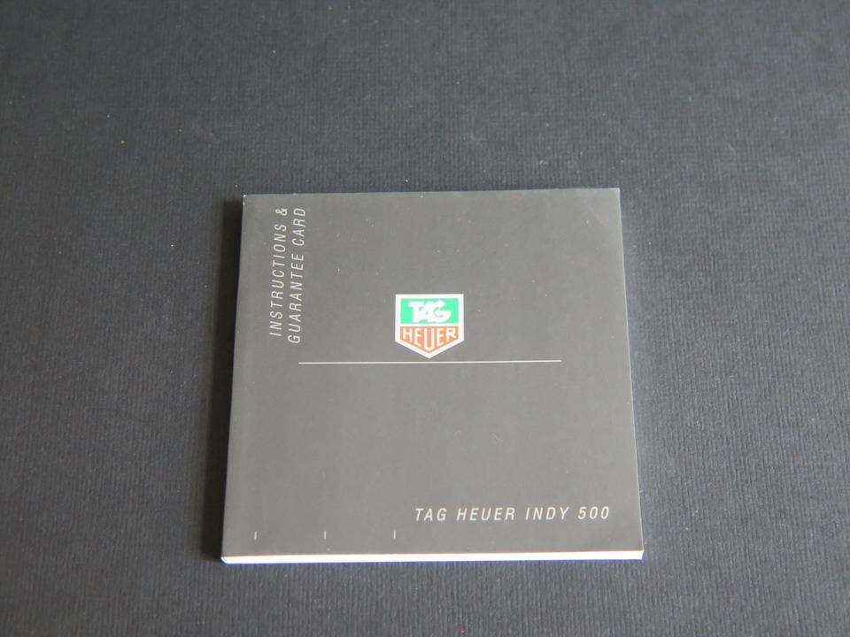 Tag Heuer Instructions Indy 500 Booklet 2005