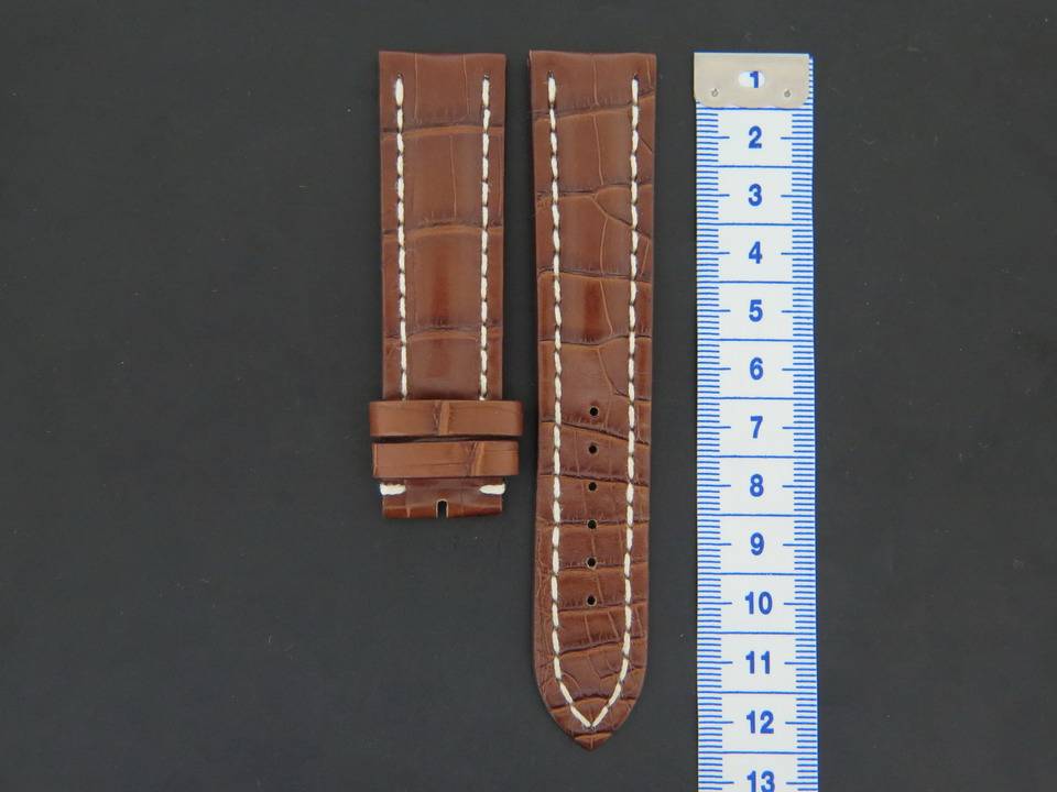 Breitling Crocodile Leather Strap 22 mm New (1)
