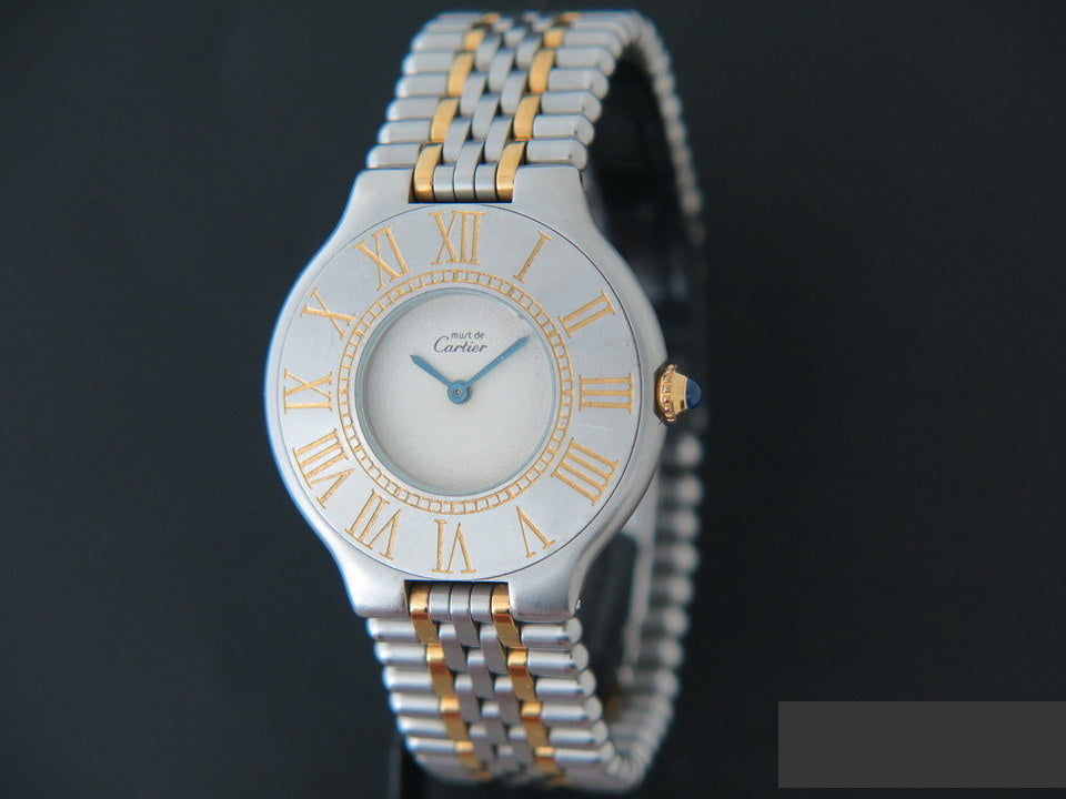 Cartier Must 21 Gold/Steel (1)