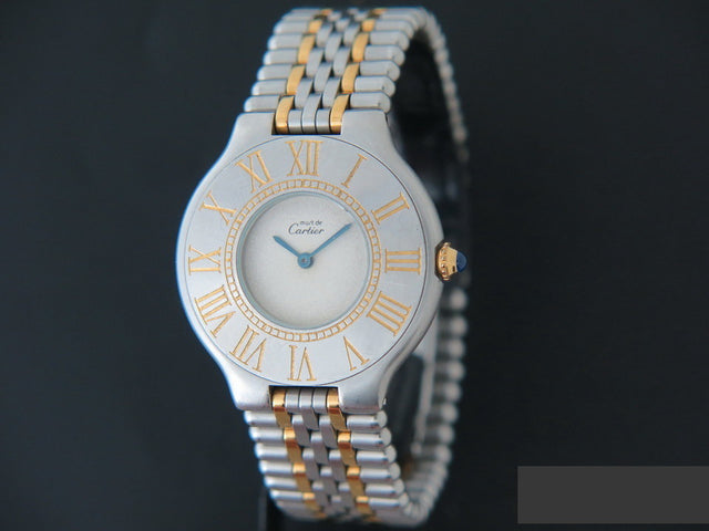 Cartier Must 21 Gold/Steel