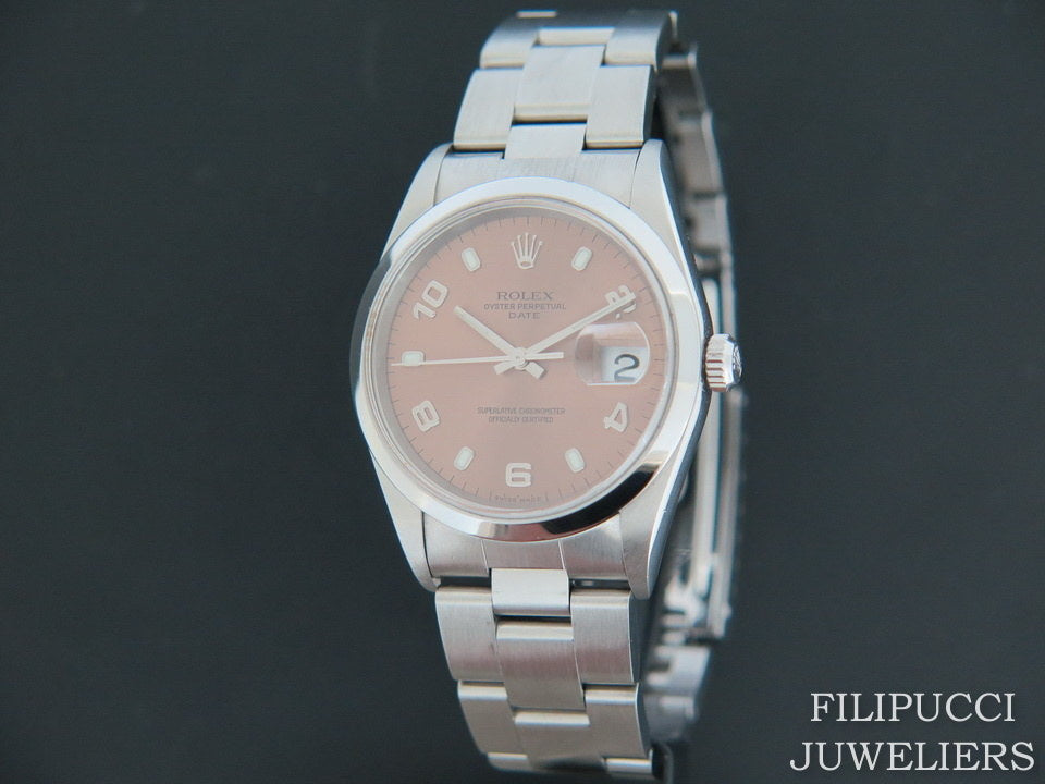 Rolex Date 15200 Pink Dial (1)
