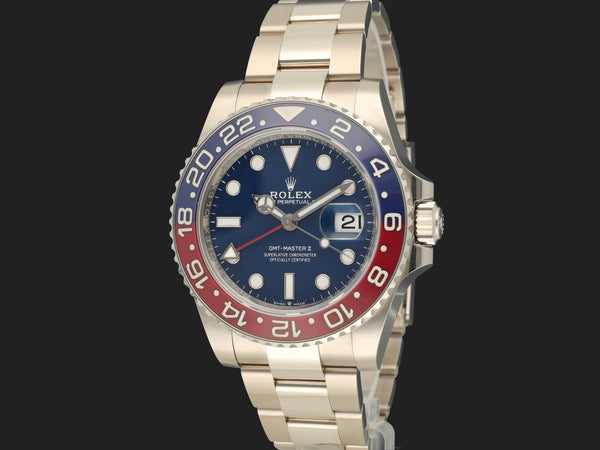 Rolex GMT-Master II White Gold Blue Dial