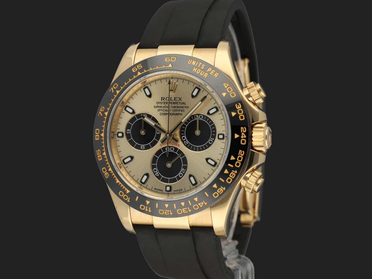 Rolex Daytona Yellow Gold Champagne Dial 116518LN (1)