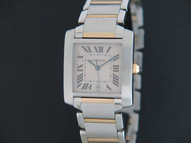 Cartier Tank FranÃ§aise GM automatic gold/Steel 2302