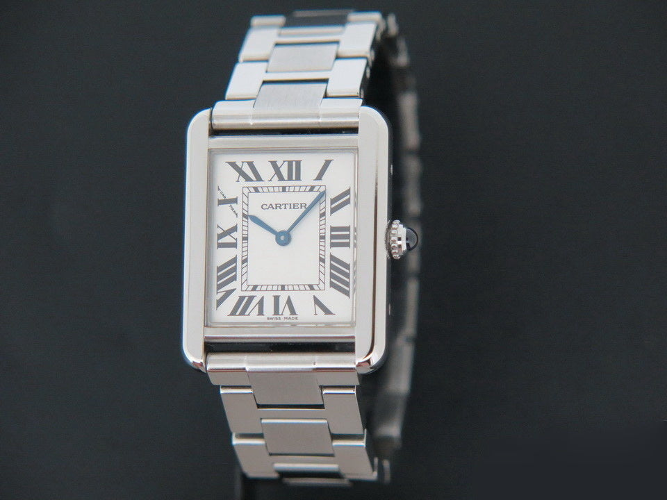 Cartier Tank Solo 3170 Silver Dial  (1)
