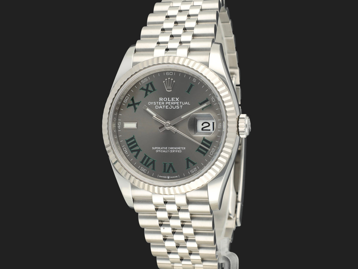 Rolex Datejust 36 Wimbledon Dial 126234 NEW (1)