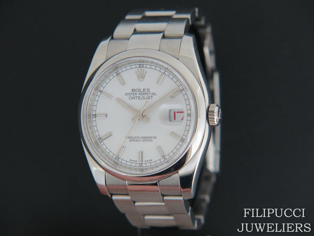 Rolex Datejust White Dial