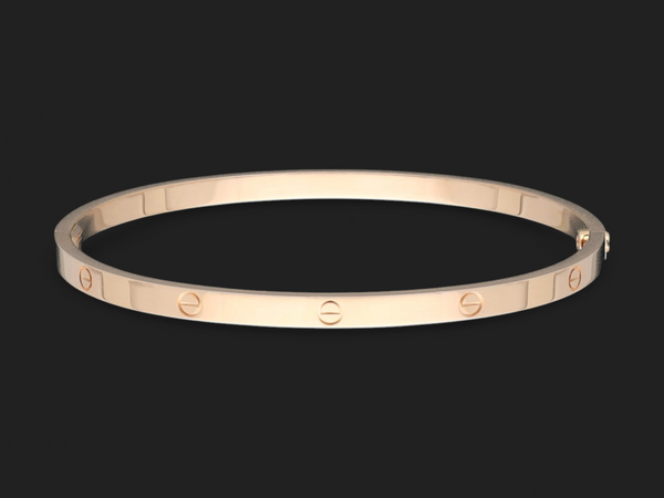 Cartier Love Bracelet Small Model Rose Gold Size 19