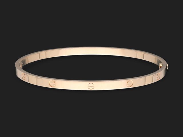 Cartier Love Bracelet Small Model Rose Gold Size 19