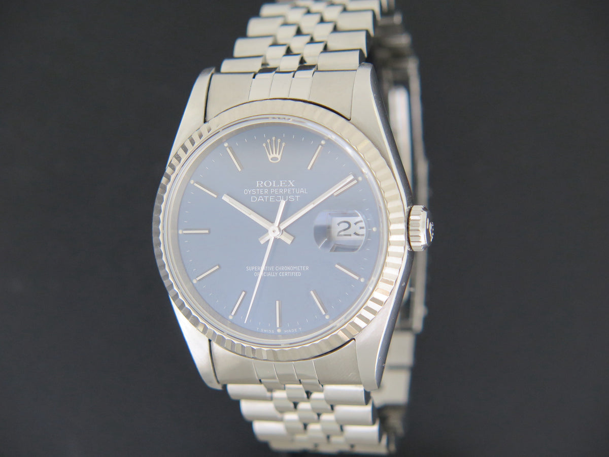 Rolex Datejust Blue Dial 16234 (1)