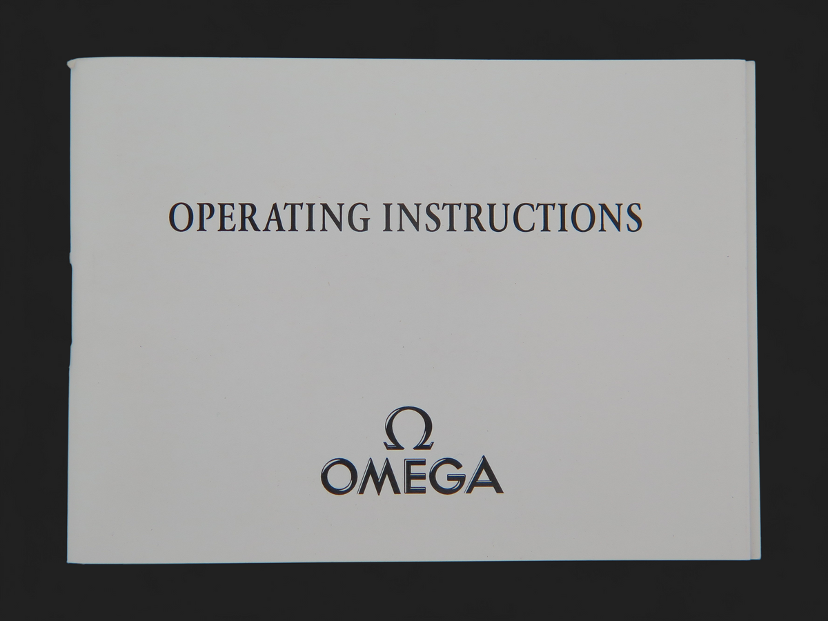 Omega Operating Instructions Booklet for cal. 1861/1863 (1)