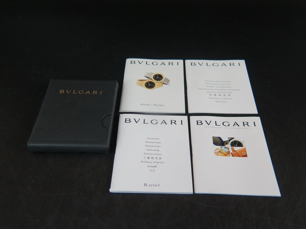 Bulgari Booklet Set B.zero1