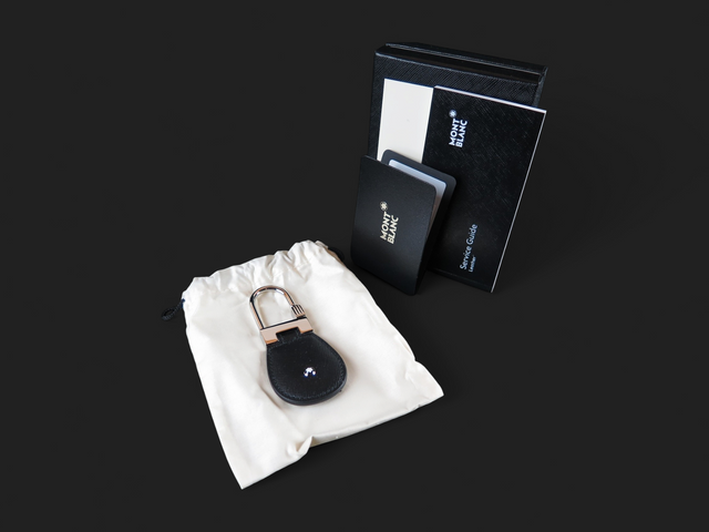 Montblanc Leather Keychain NEW