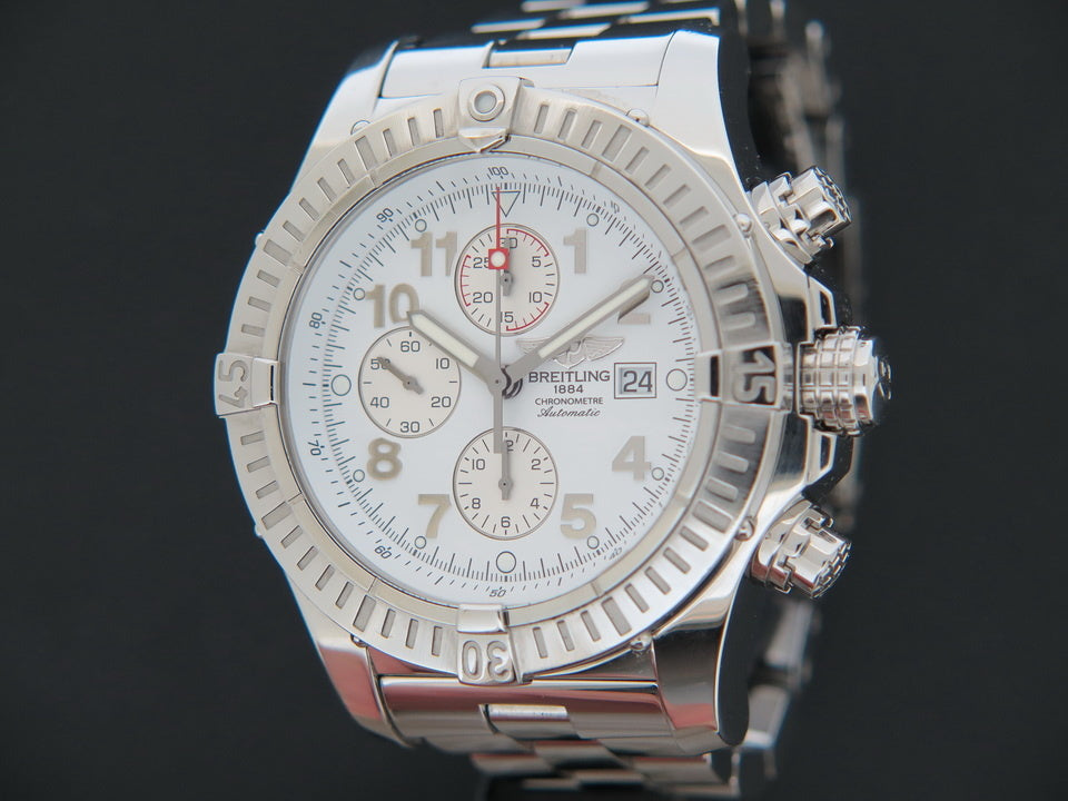 Breitling Super Avenger White Dial A13370 (1)