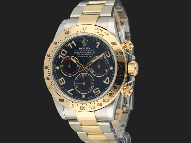 Rolex Daytona Gold/Steel Blue Racing Dial