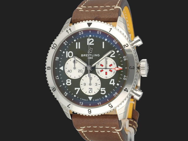 Breitling Super Avi B04 Chronograph 46 Curtiss Warhawk NEW AB0445