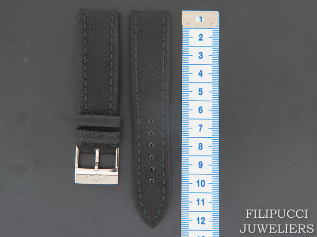 Breitling Kevlar Strap 22-20mm NEW + Breitling Clasp