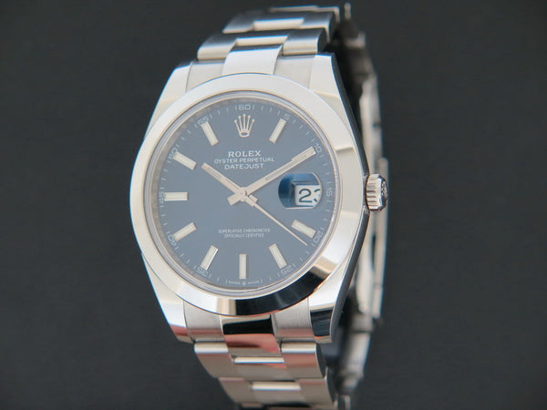 Rolex Datejust 41 Blue Dial