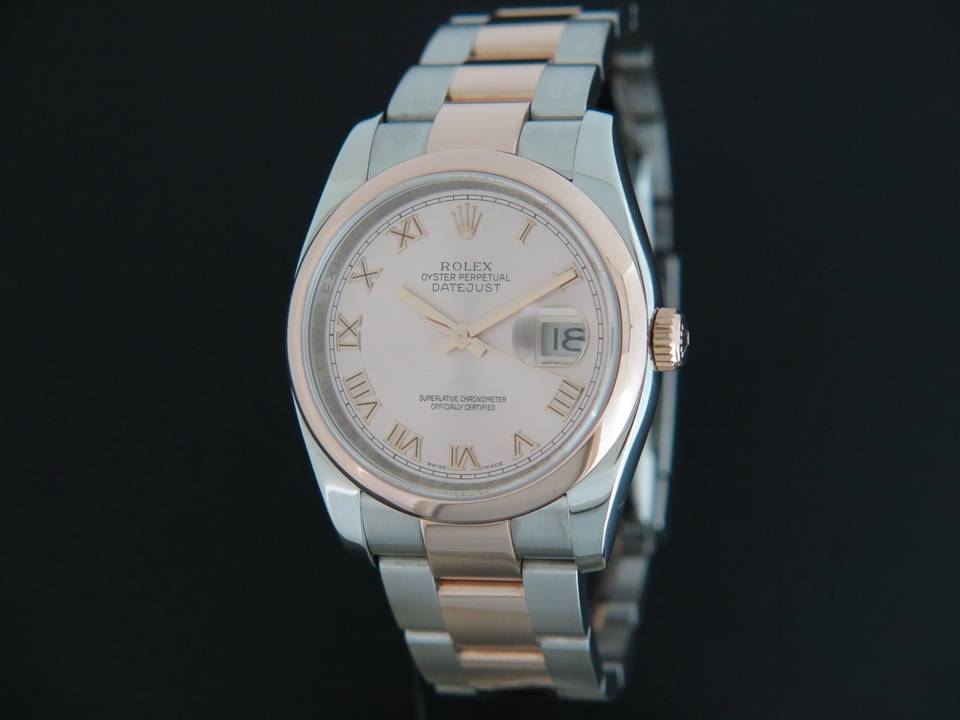 Rolex Datejust Rosegold / Steel 116201 (1)