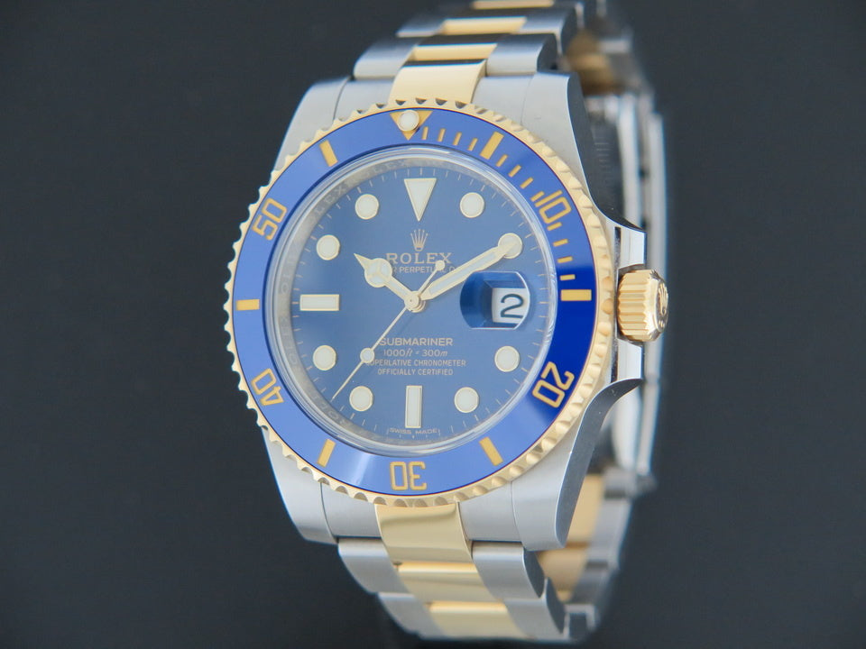 Rolex  Submariner Date Gold/Steel Blue Dial 116613LB (1)