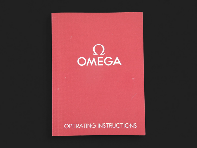 Omega Operating Instructions Booklet
