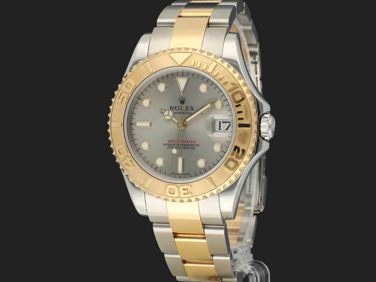 Rolex Yacht-Master Gold/Steel 168623 Rhodium Dial  (1)