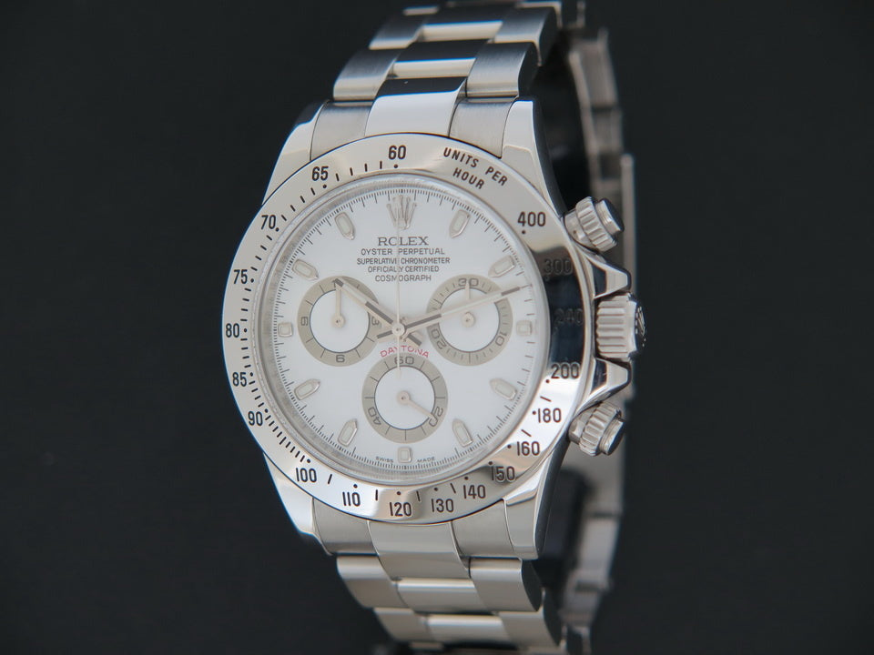 Rolex Daytona White Dial 116520 M-Serial (1)