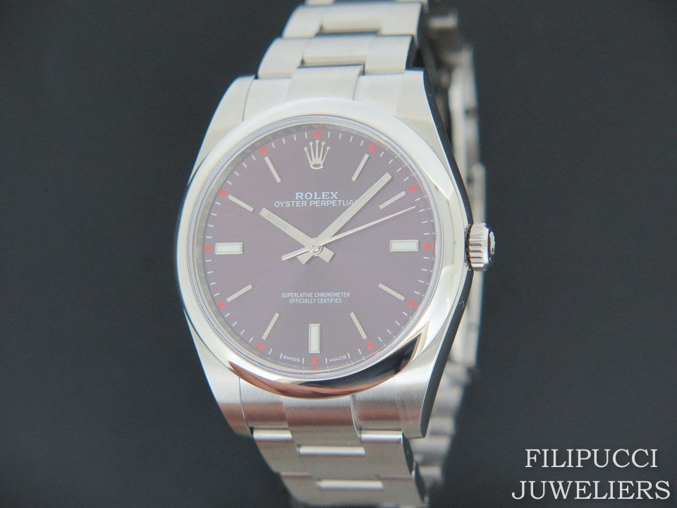 Rolex Oyster Perpetual Red Grape NEW 114300 (1)