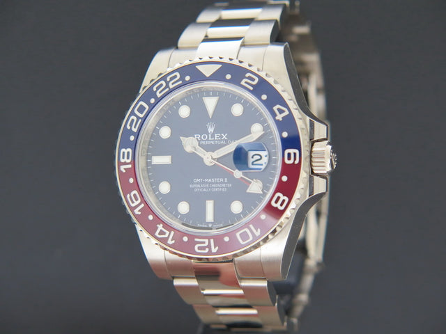 Rolex GMT-Master II White Gold Blue Dial